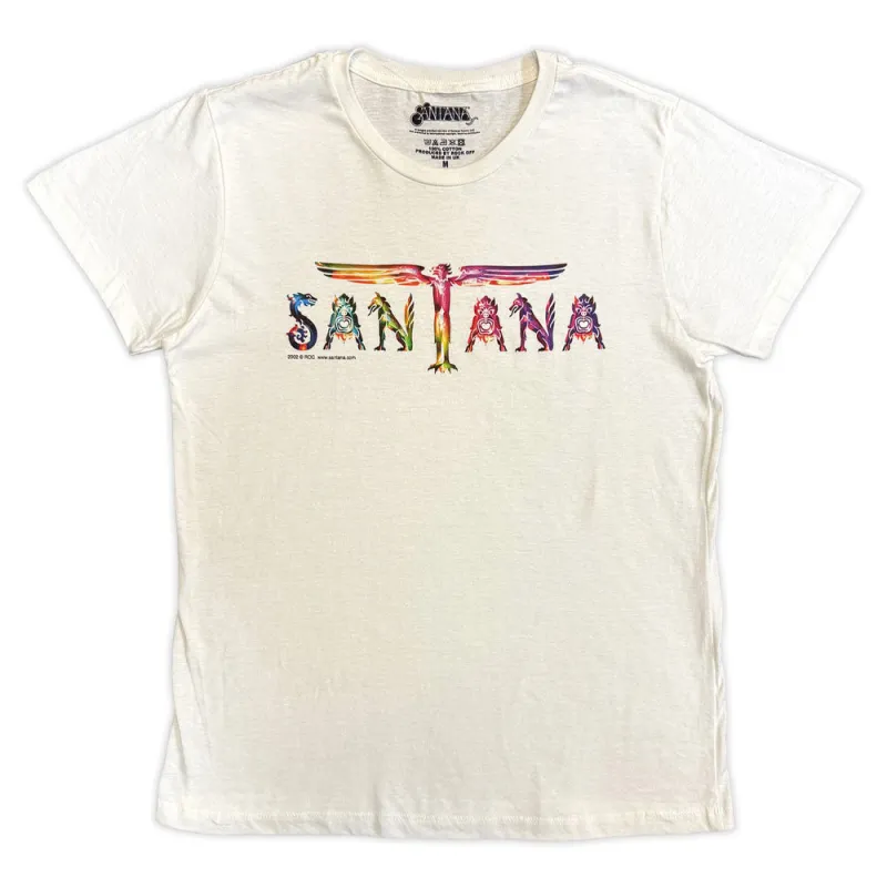 Santana Wings Band Logo T Shirt sold by Paradiso Clothing