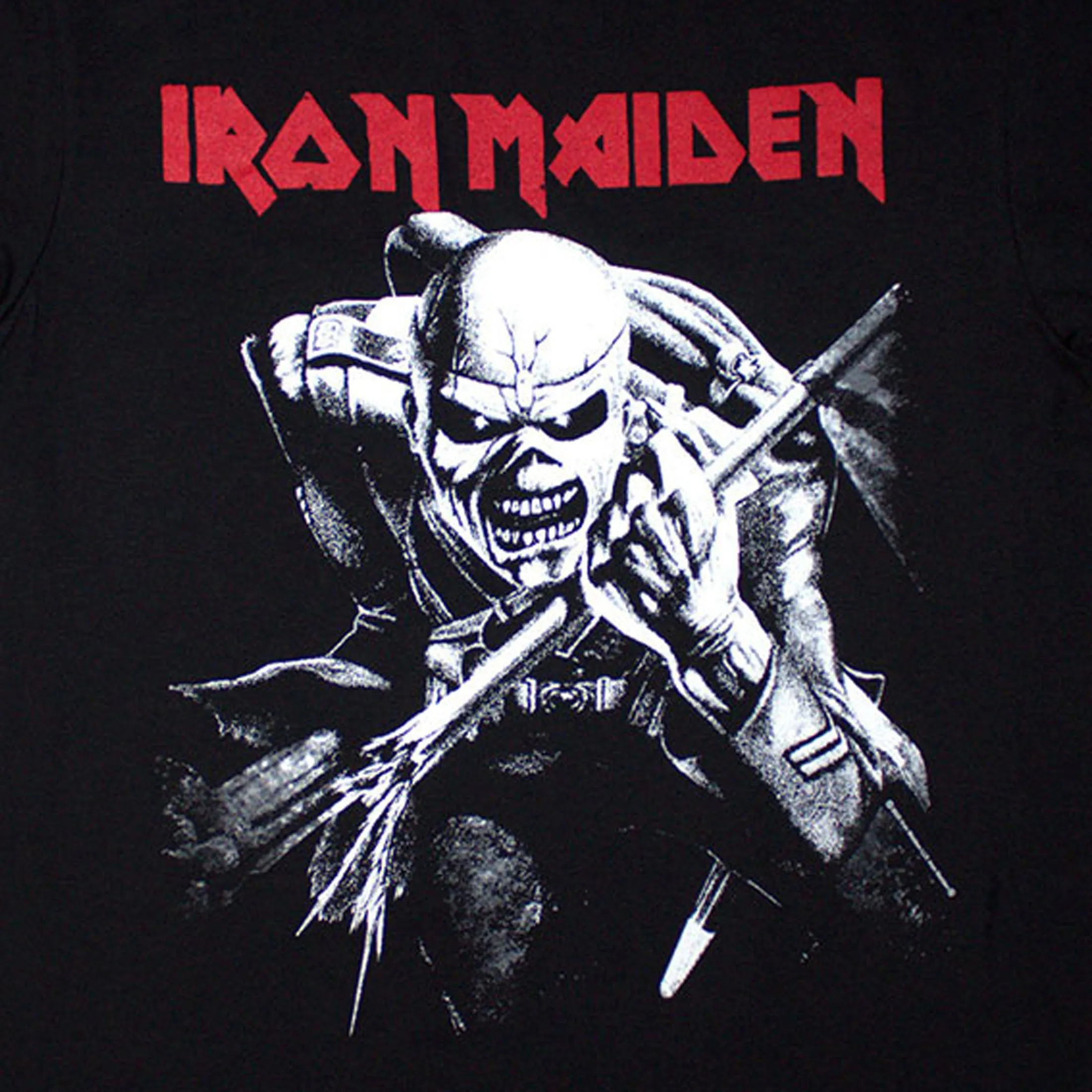 Iron Maiden 50 Trooper Charge White T Shirt sold by Paradiso Clothing product image thumbnail 2