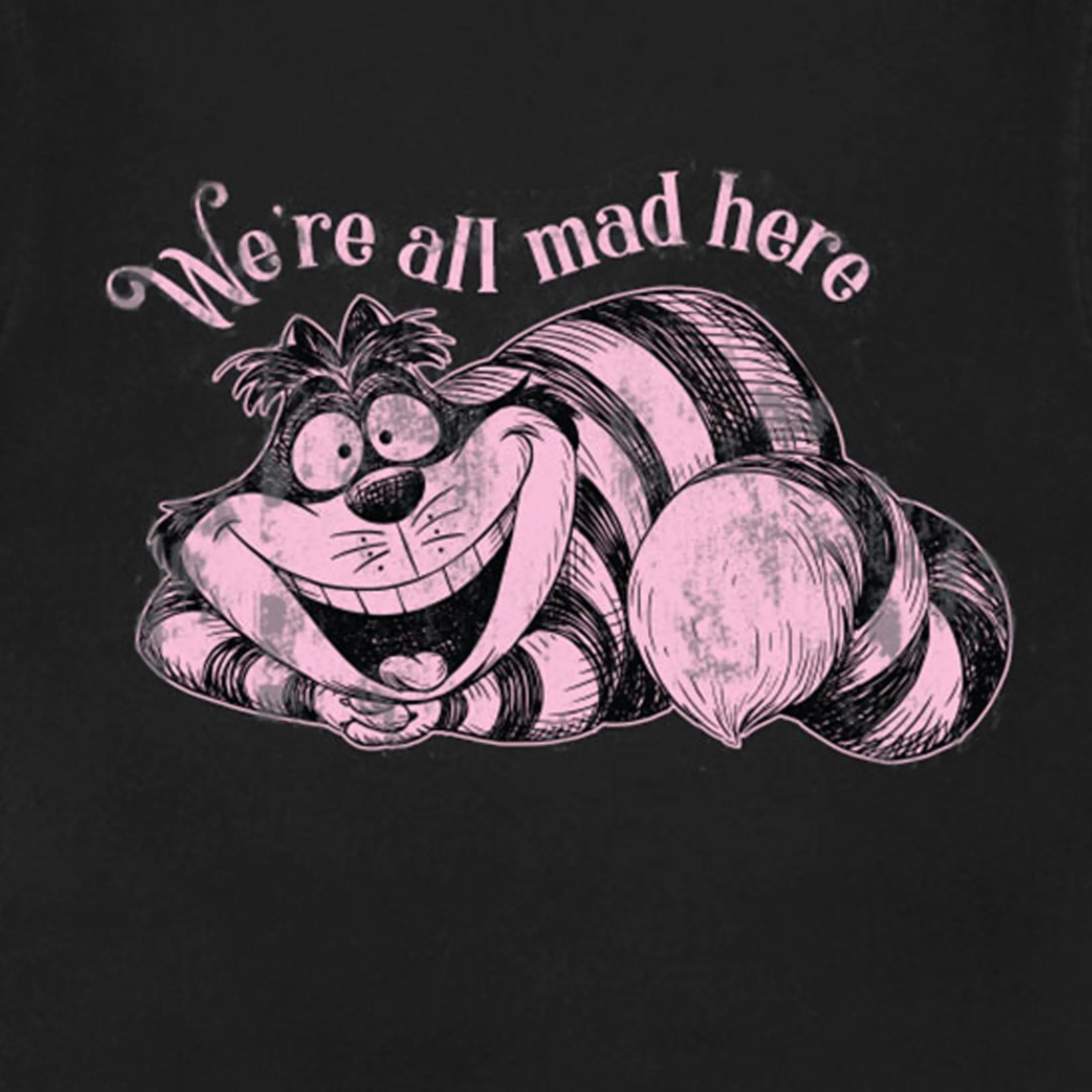 Alice In Wonderland We're All Mad Here T Shirt sold by Paradiso Clothing product image thumbnail 2