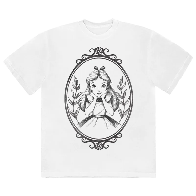 Alice In Wonderland Pose Border T Shirt made by Disney