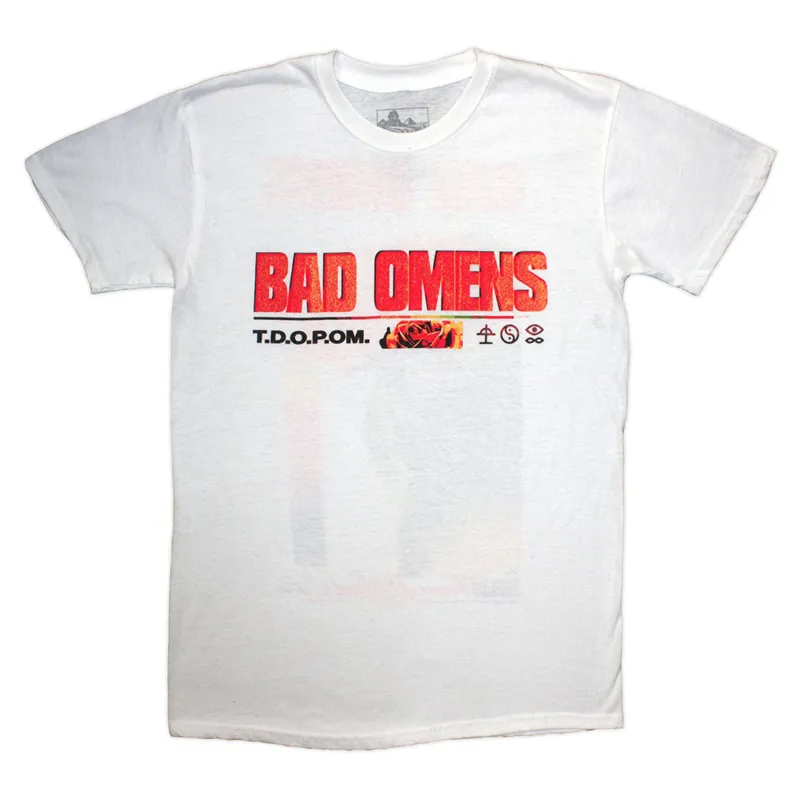 Bad Omens Flower T Shirt made by Paradiso Clothing