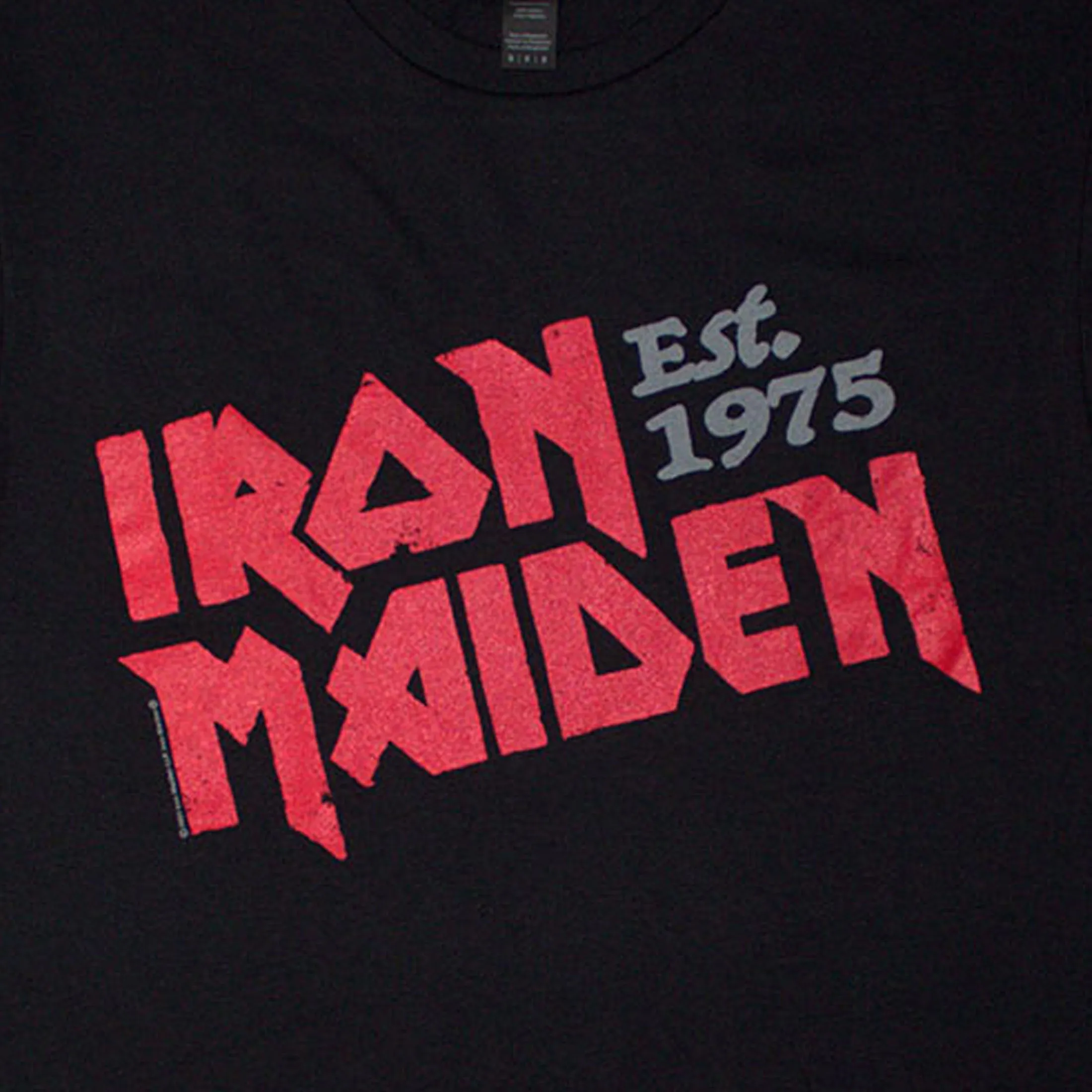 Iron Maiden Est 1975 Slanted Logo T Shirt sold by Paradiso Clothing product image thumbnail 2