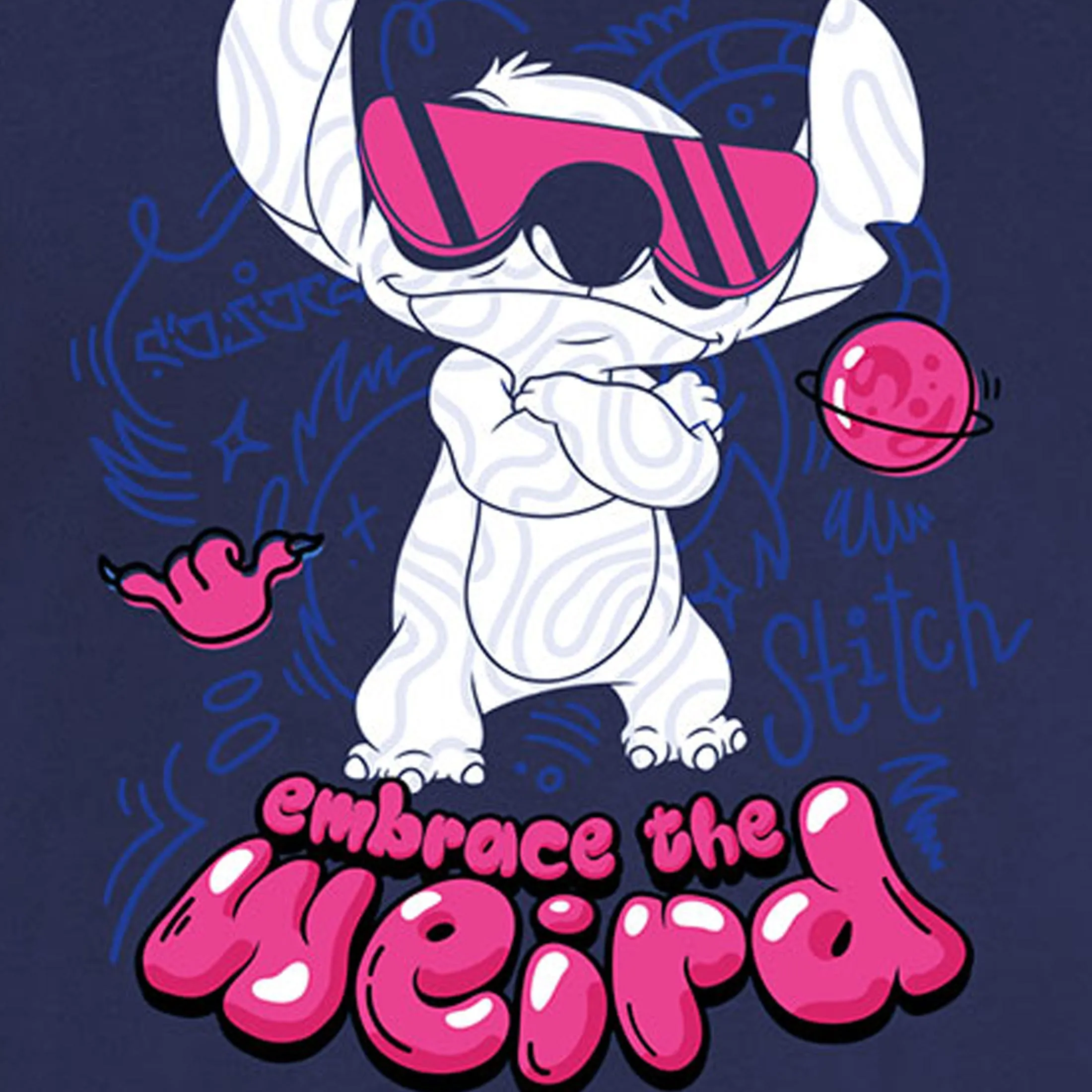 Lilo And Stitch Embrace The Weird T Shirt sold by Paradiso Clothing product image thumbnail 2