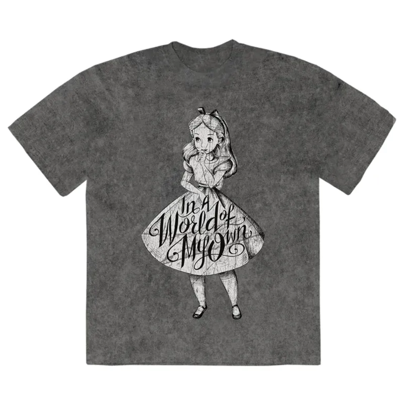 Alice In Wonderland In A World Of My Own Jumbo T Shirt made by Disney