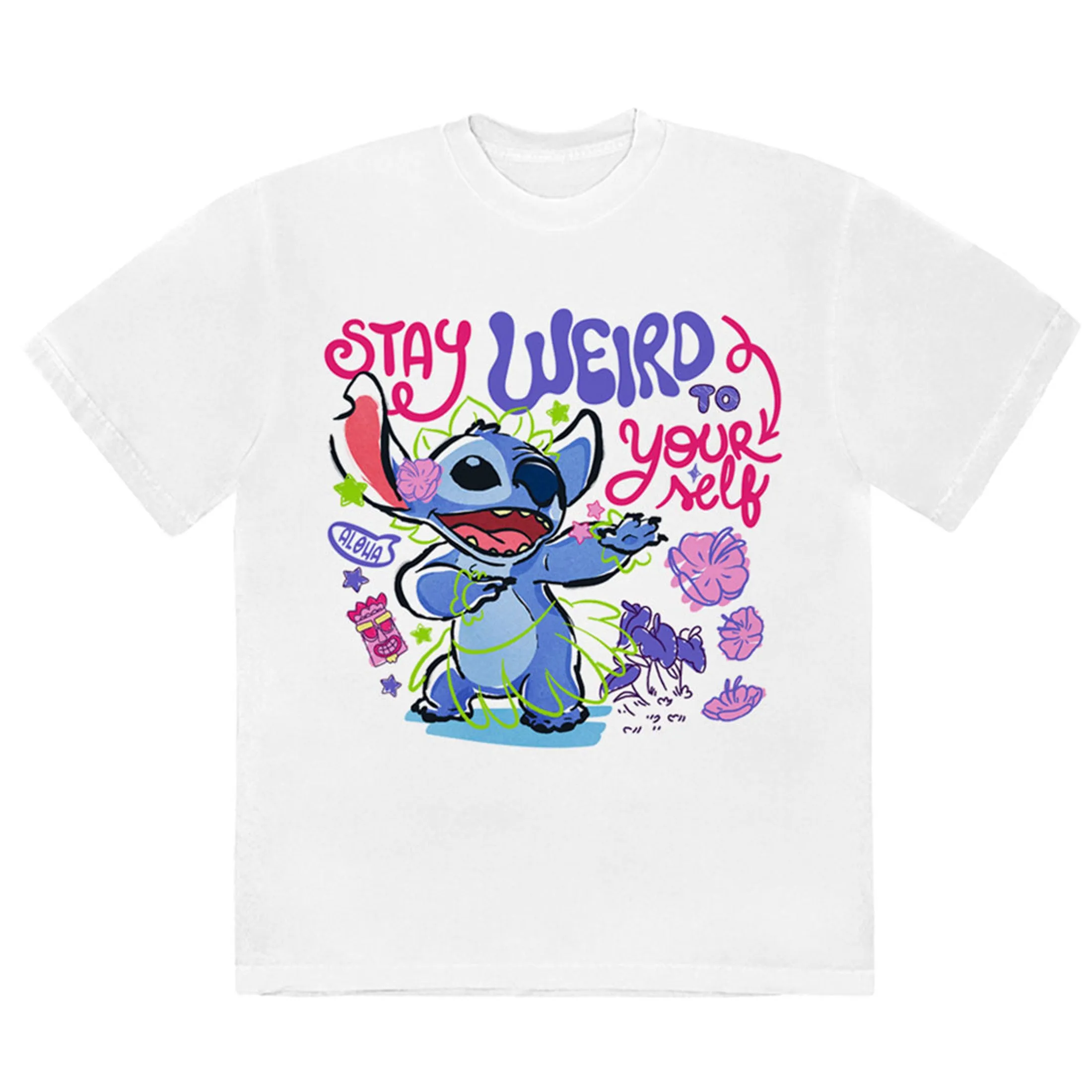 Lilo & Stitch Stay Weird To Yourself T Shirt sold by Paradiso Clothing