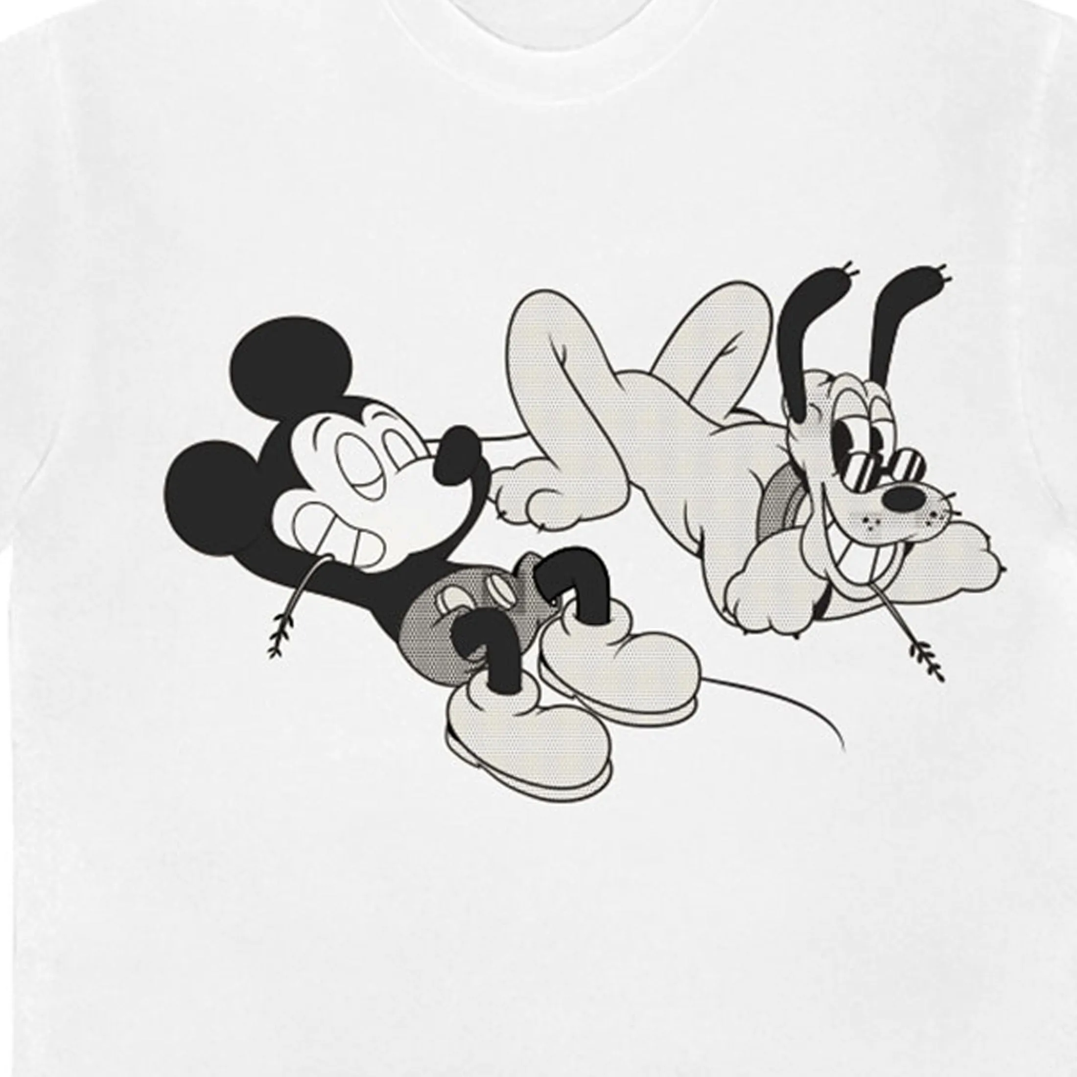 Mickey & Pluto Relax T Shirt sold by Paradiso Clothing product image thumbnail 2