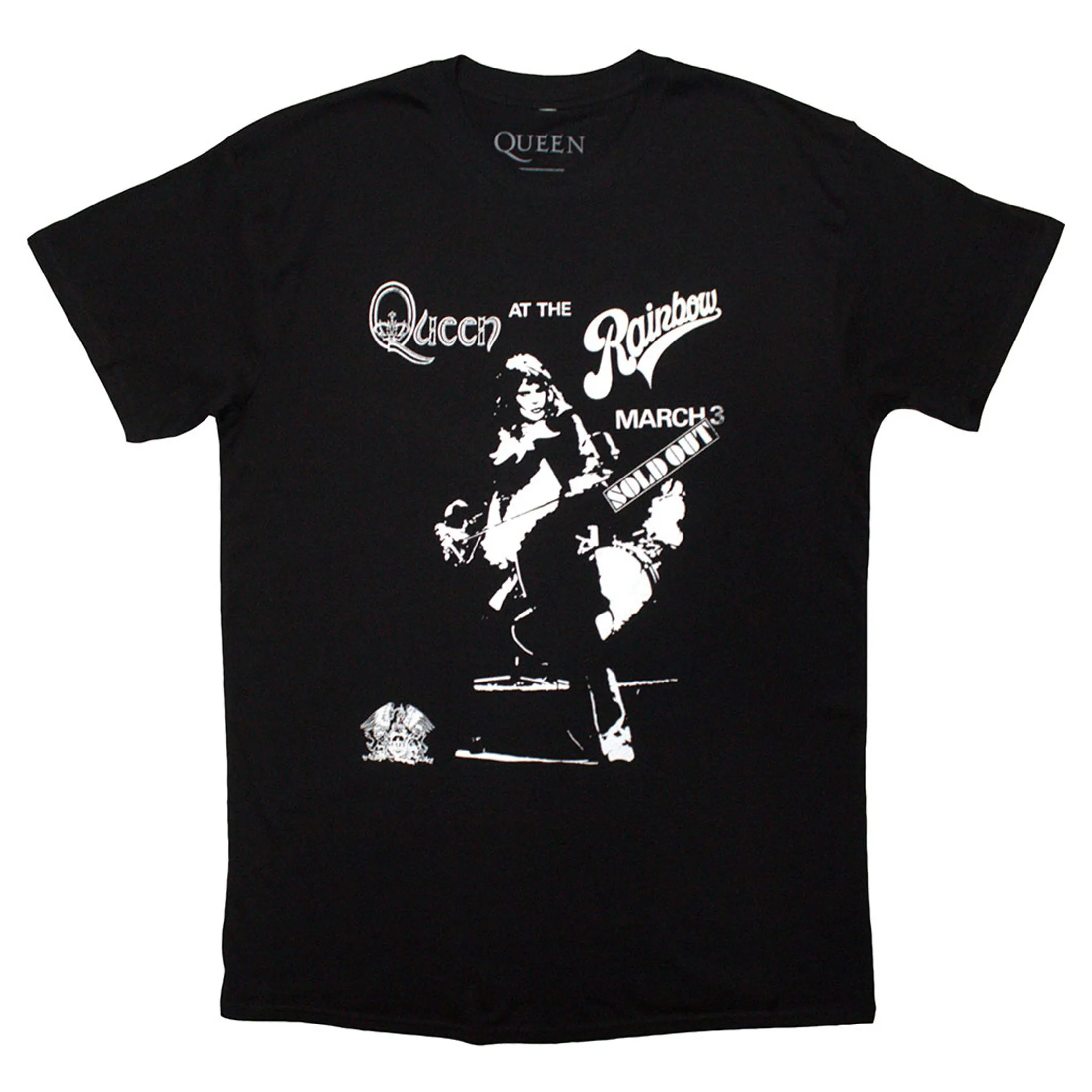 Queen Live Rainbow T Shirt sold by Paradiso Clothing