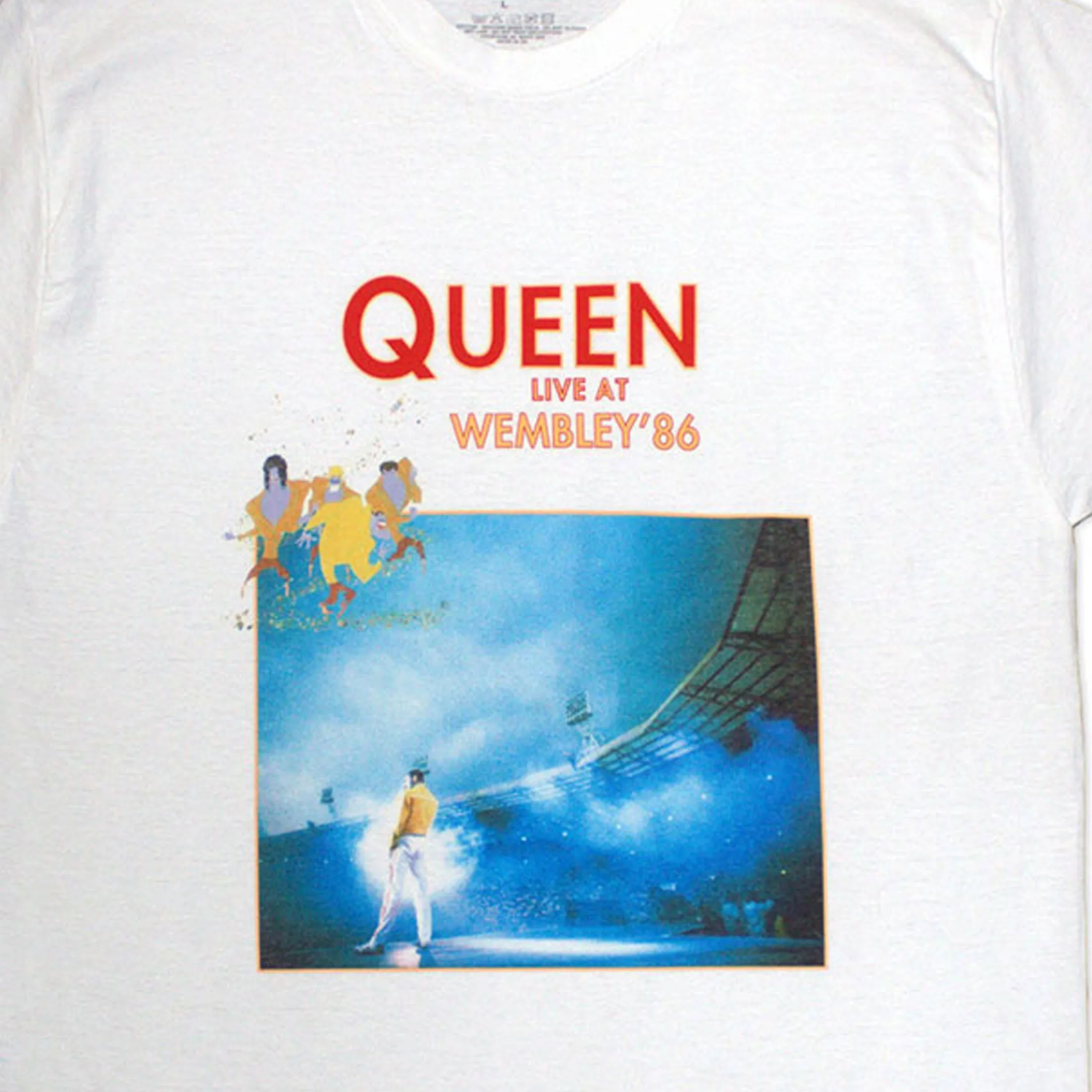 Queen Wembley 86 T Shirt sold by Paradiso Clothing product image thumbnail 2