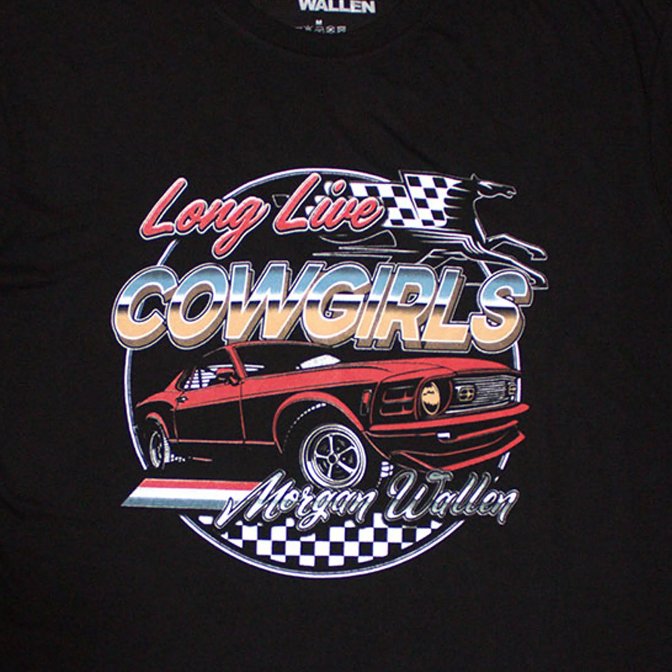 Morgan Wallen Cowgirls Car T Shirt Dress sold by Paradiso Clothing product image thumbnail 2