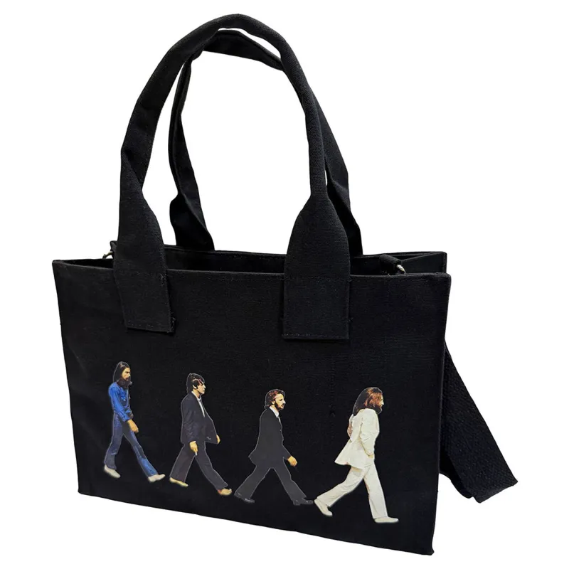 The Beatles Abbey Road Drop T Logo Cotton Tote Bag sold by Paradiso Clothing