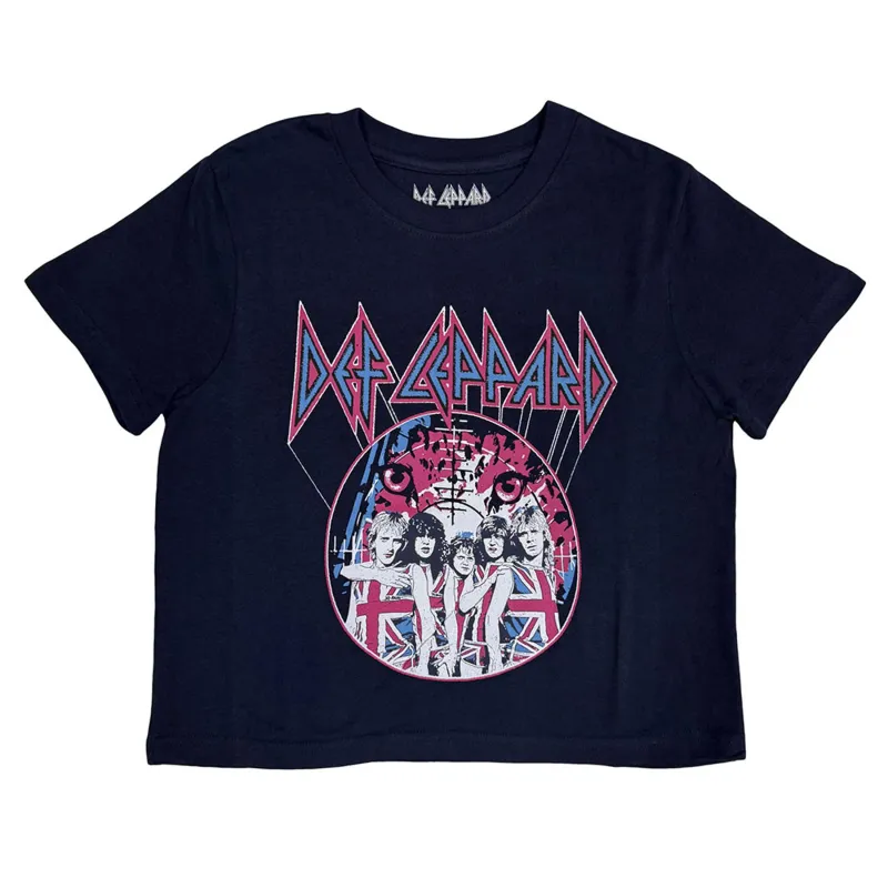 Def Leppard Pyro Tour Crop Top T Shirt sold by Paradiso Clothing