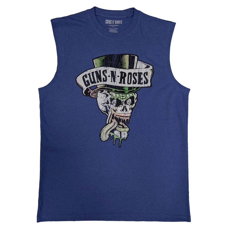 Guns N' Roses Top Hat And Tongue Tank Top made by Paradiso Clothing