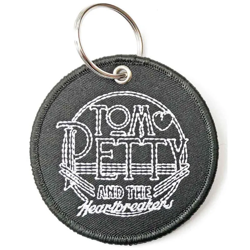 Tom Petty & The Heartbreakers Circle Logo Patch Keychain Keyring sold by Paradiso Clothing