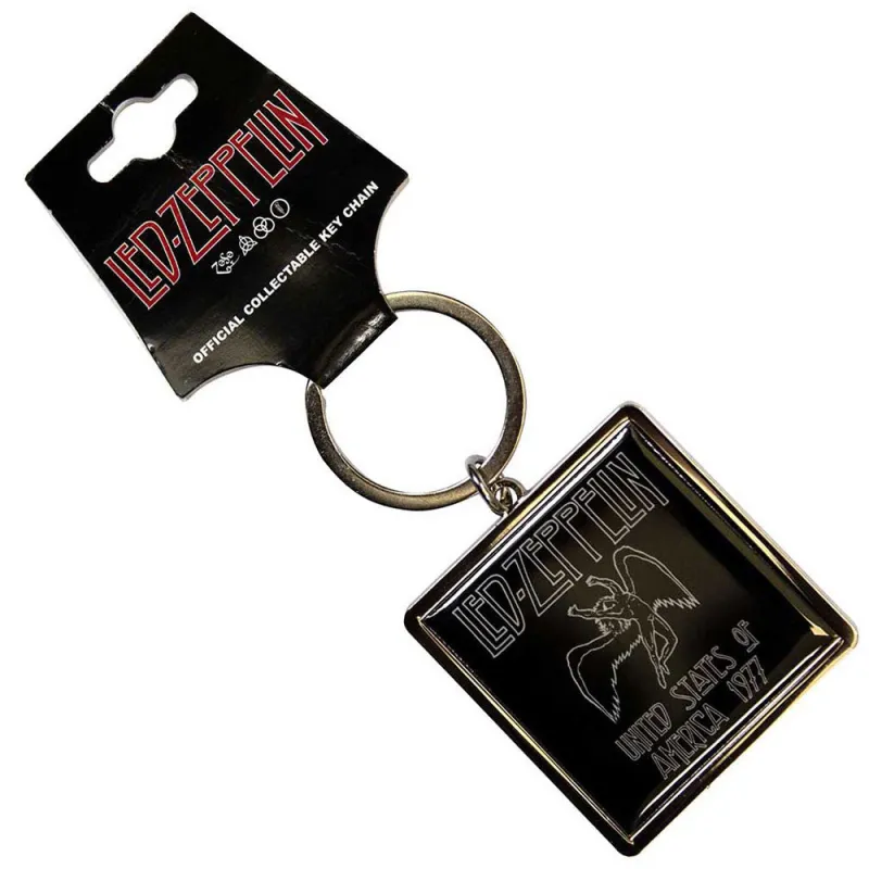 Led Zeppelin 1977 USA Tour Keychain Keyring sold by Paradiso Clothing