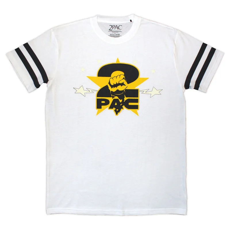 Tupac Stars Logo T Shirt sold by Paradiso Clothing