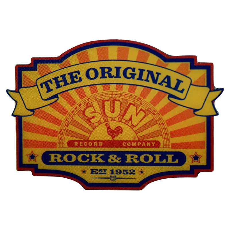 Sun Records Elvis The Original Pin Badge made by Paradiso Clothing