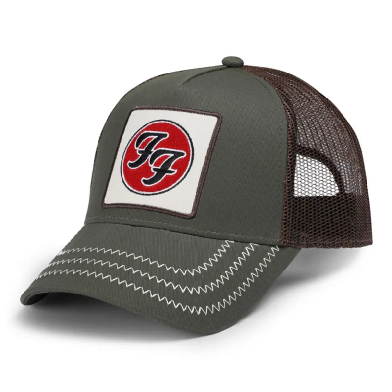 Foo Fighters Band Logo Trucker Baseball Cap made by Paradiso Clothing