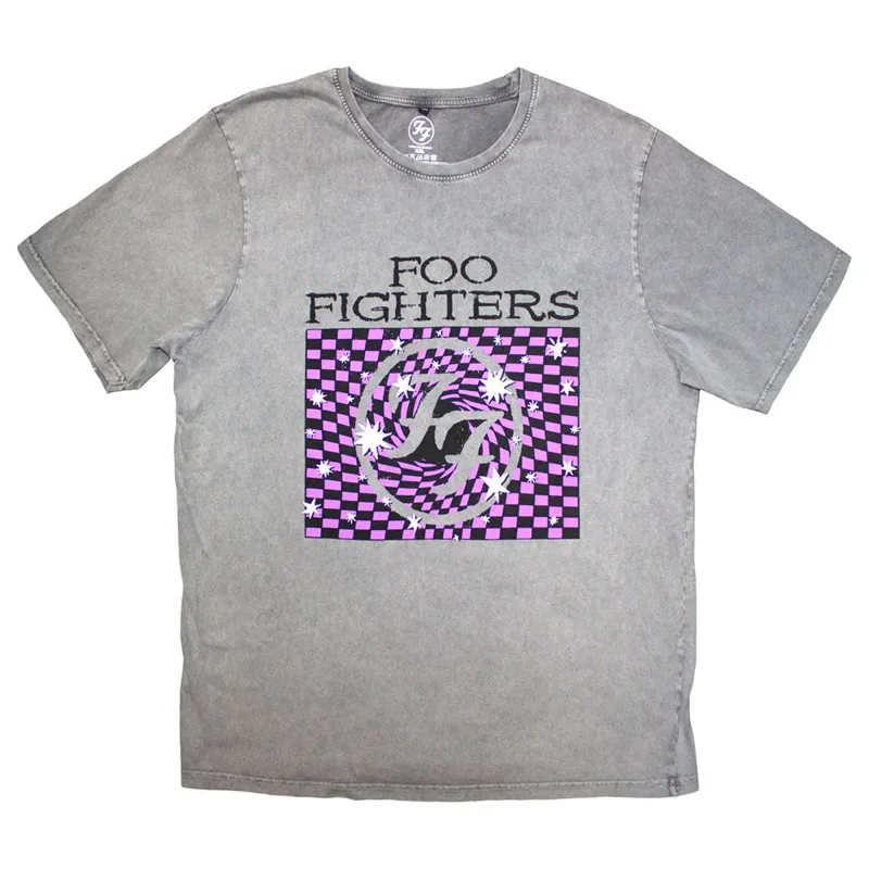 Foo Fighters FF 4 Stone Wash T Shirt made by Paradiso Clothing