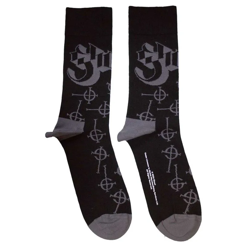 Ghost Symbol Pattern Womens Ankle Socks sold by Paradiso Clothing