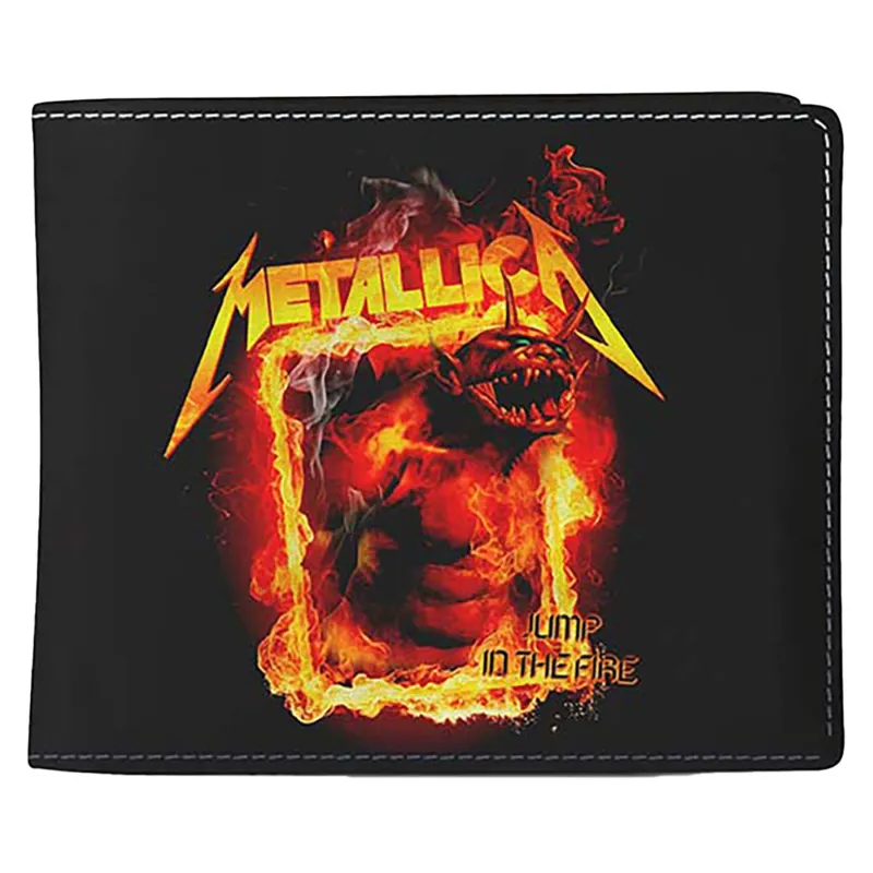 Metallica Jump In The Fire Bifold Wallet sold by Paradiso Clothing