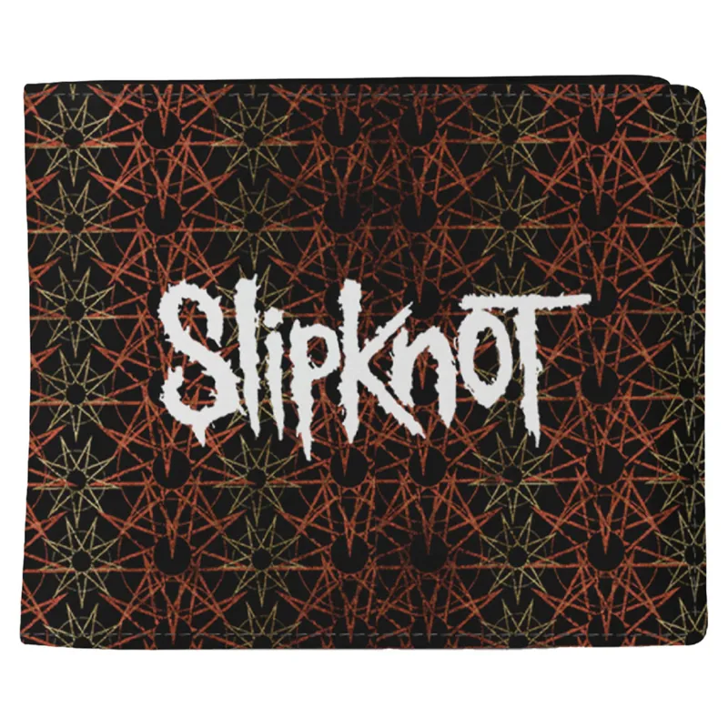 Slipknot Pentagram All Over Bifold Wallet sold by Paradiso Clothing