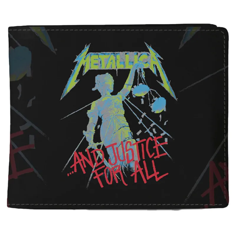 Metallica Justice For All Bifold Wallet sold by Paradiso Clothing