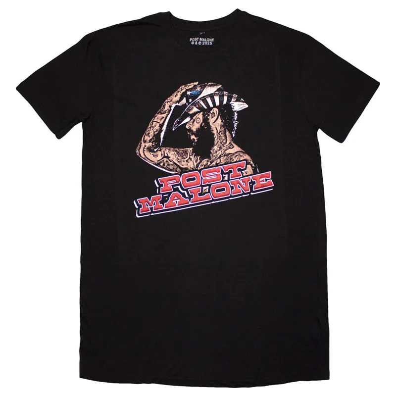 Post Malone Cowboy Hat T Shirt Dress sold by Paradiso Clothing