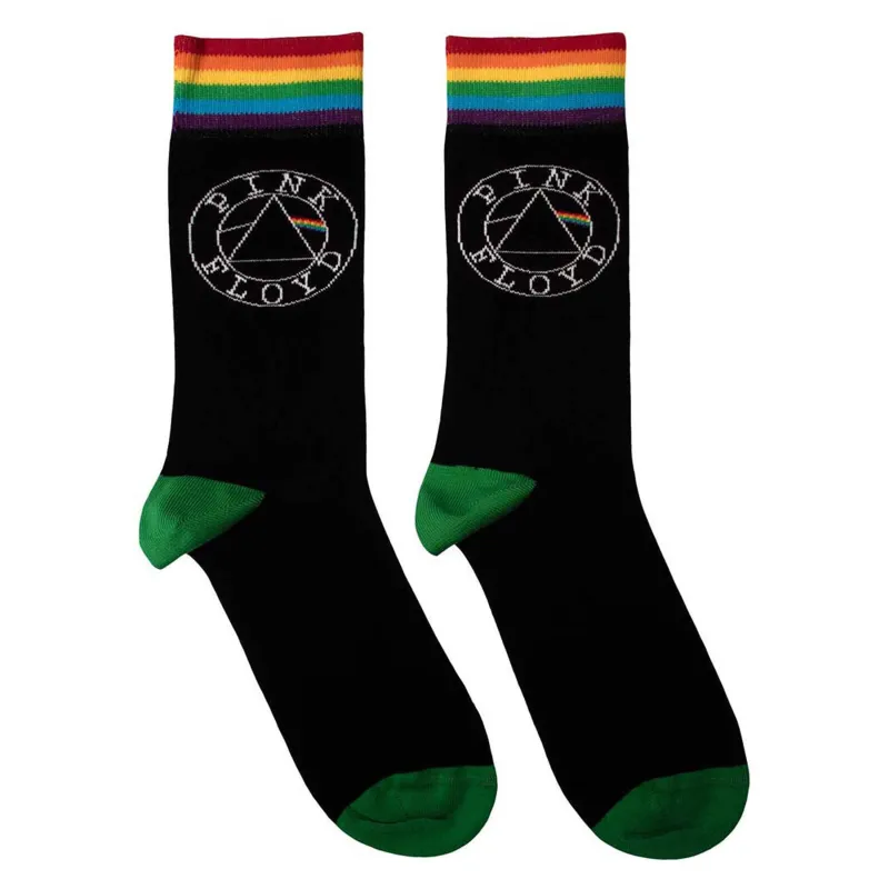 Pink Floyd Circle Logo Womens Ankle Socks sold by Paradiso Clothing