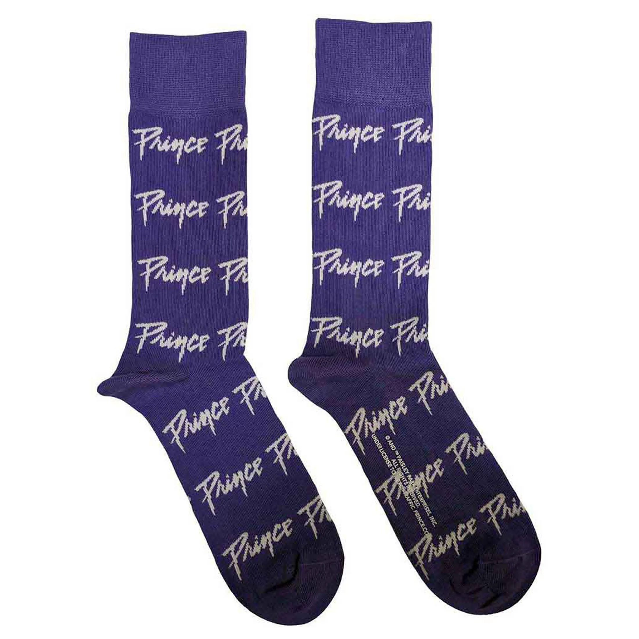 Prince Logo Repeat Womens Ankle Socks sold by Paradiso Clothing