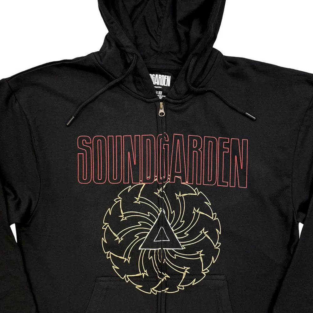 Soundgarden Spiral & Logo Zipped Hoodie sold by Paradiso Clothing product image thumbnail 2