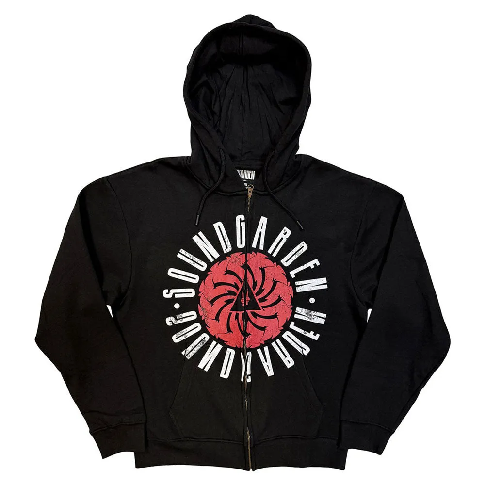 Soundgarden Circle Logo Zipped Hoodie sold by Paradiso Clothing