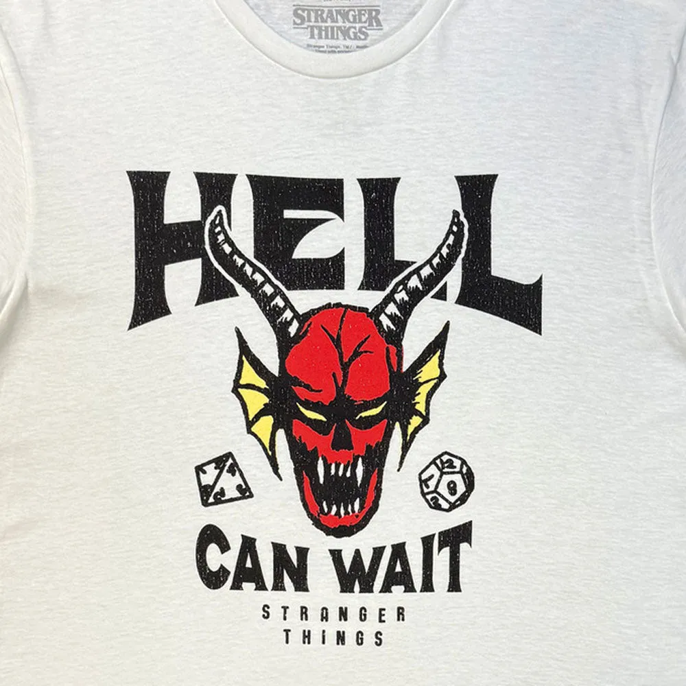 Stranger Things Hell Can Wait T Shirt sold by Paradiso Clothing product image thumbnail 2