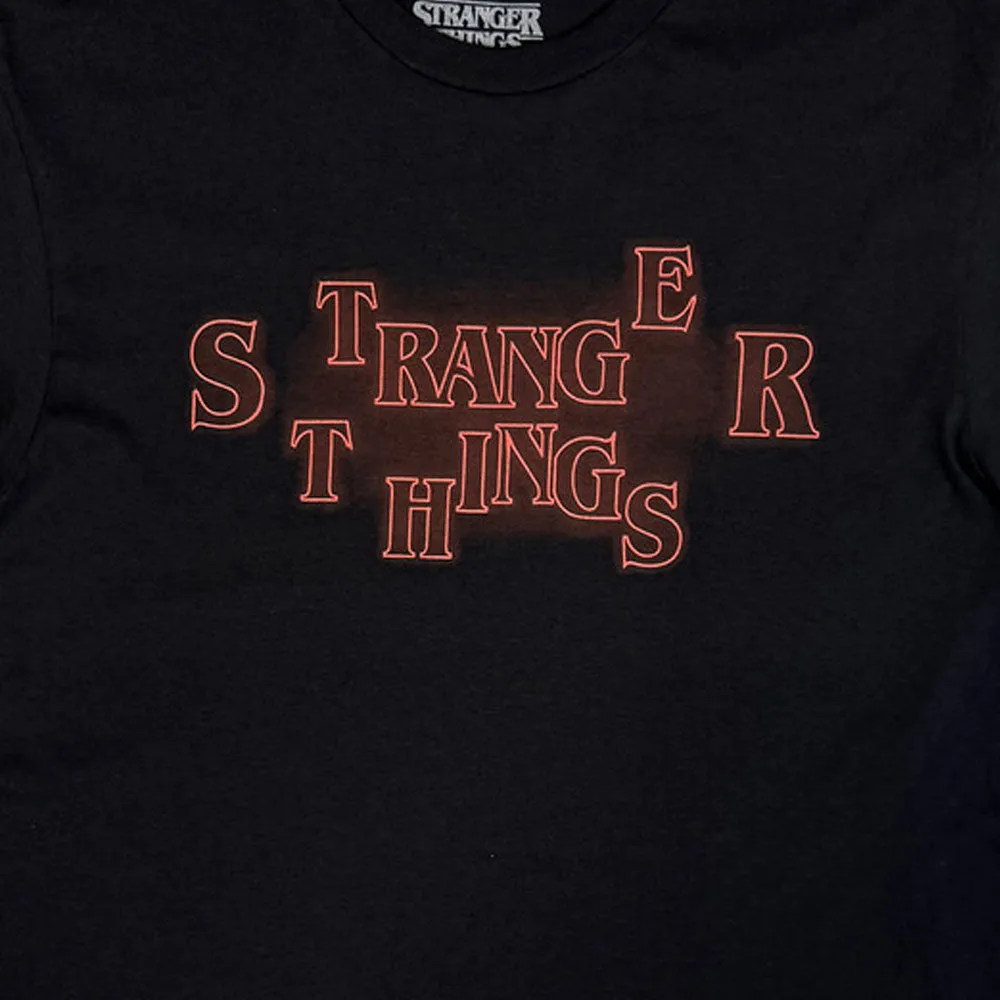 Stranger Things Neon Logo T Shirt sold by Paradiso Clothing product image thumbnail 2