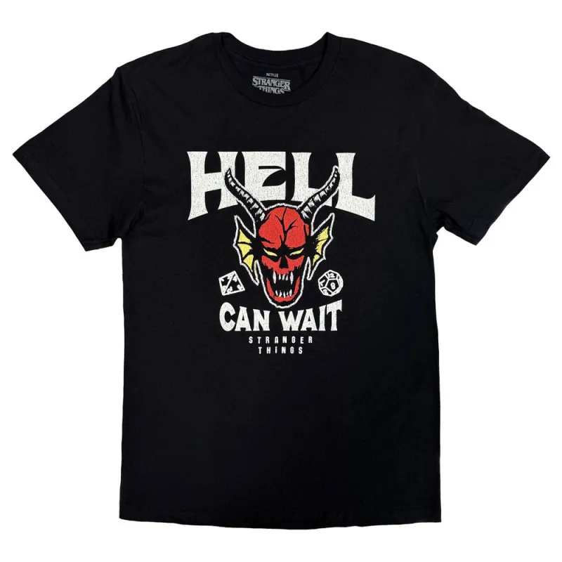 Stranger Things Hell Can Wait T Shirt made by Paradiso Clothing