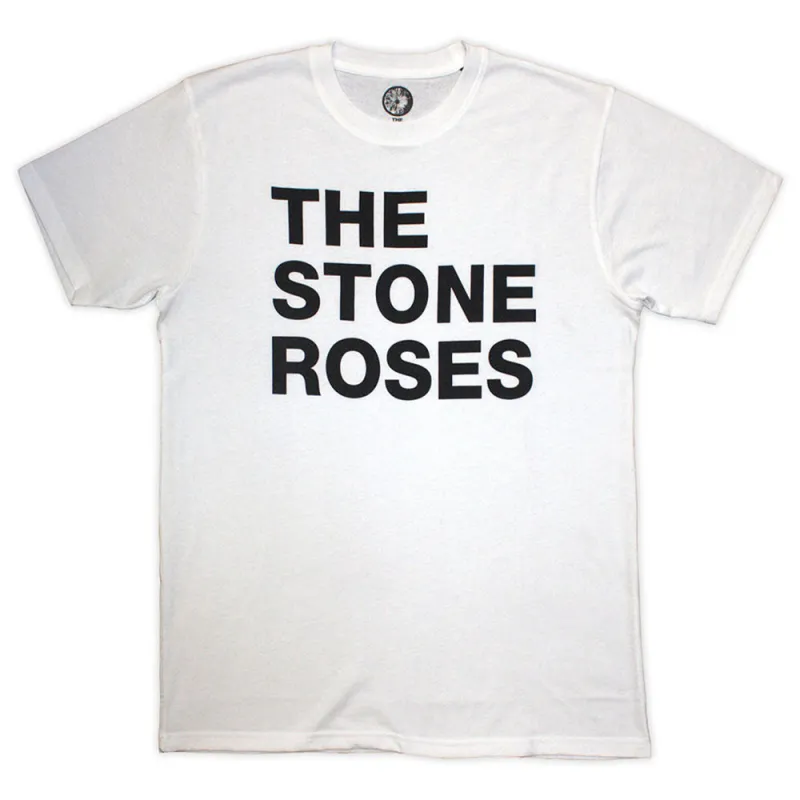 The Stone Roses Text Band Logo T Shirt sold by Paradiso Clothing