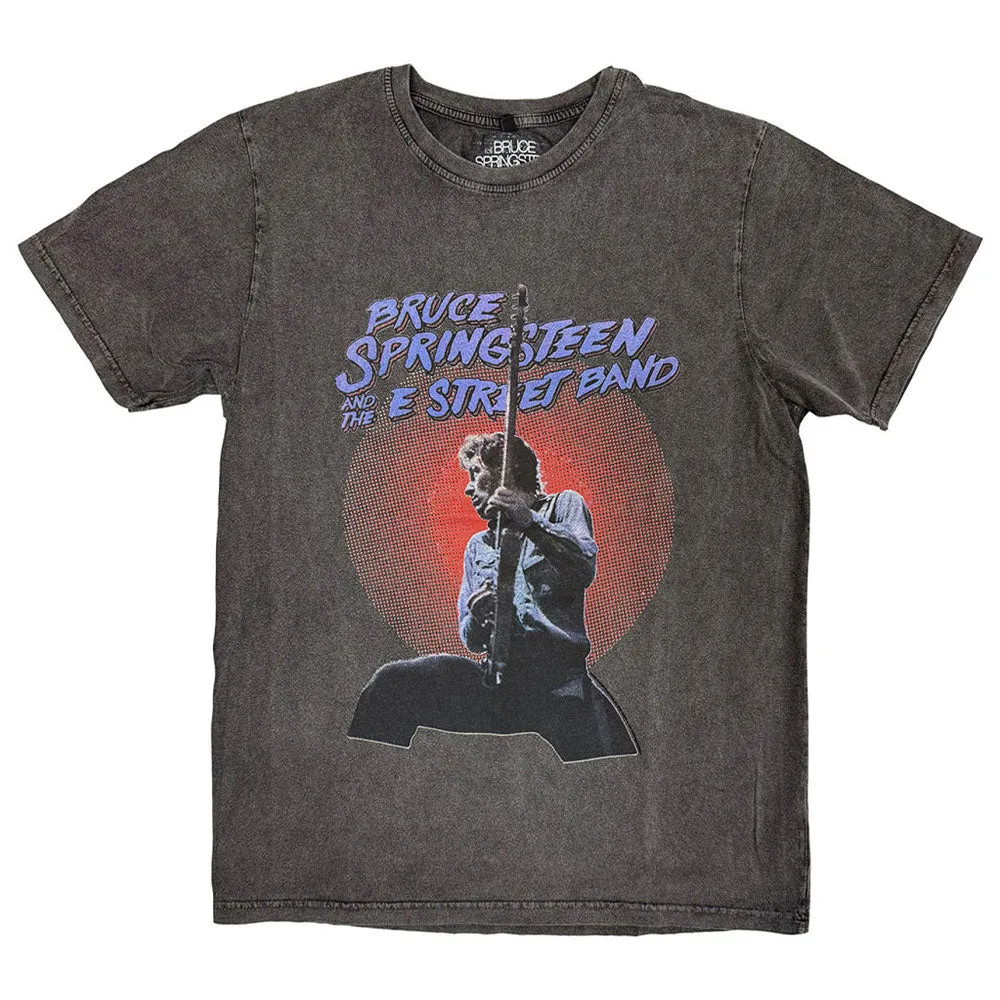 Bruce Springsteen Live Photo Stone Wash T Shirt sold by Paradiso Clothing