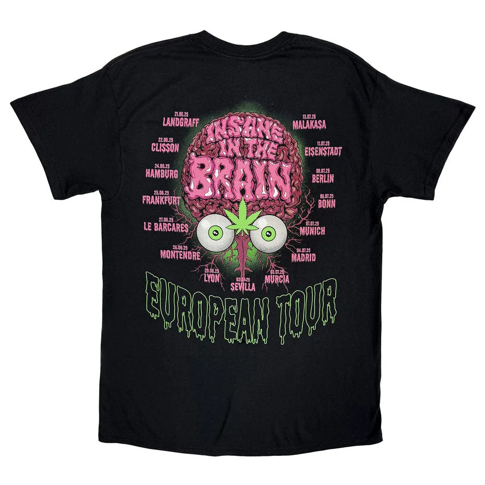 Cypress Hill Insane In The Brain EU Tour 25 T Shirt sold by Paradiso Clothing product image thumbnail 2