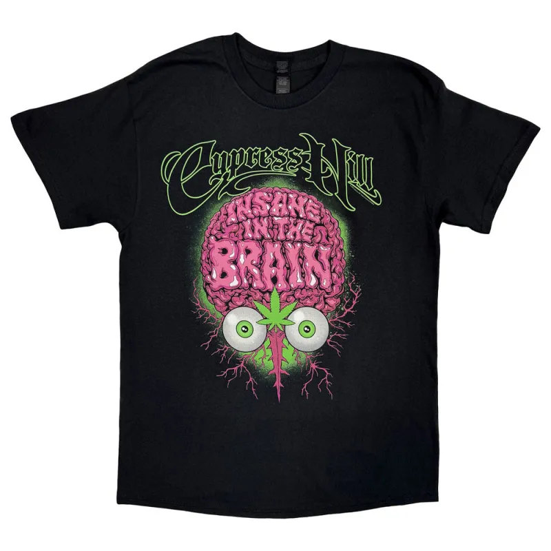Cypress Hill Insane In The Brain EU Tour 25 T Shirt sold by Paradiso Clothing