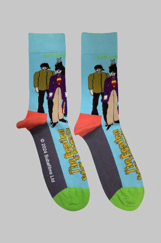 The Beatles Yellow Submarine And Band Ankle Socks made by The Beatles