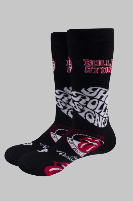 The Rolling Stones Band Logos Socks made by the Rolling Stones