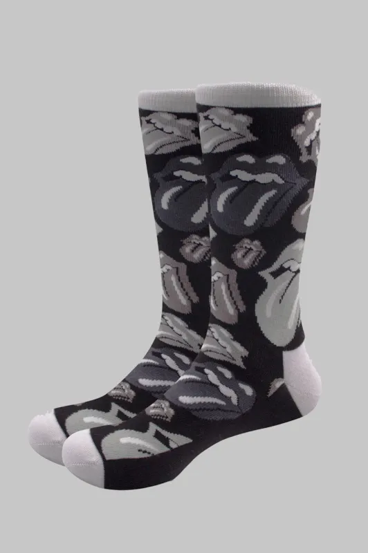 The Rolling Stones Classic Tongue Socks made by the Rolling Stones