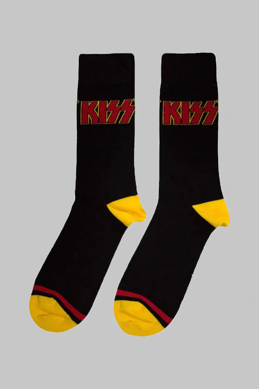 KISS Red Band Logo Single Stripe Ankle Socks sold by Paradiso Clothing product image thumbnail 2