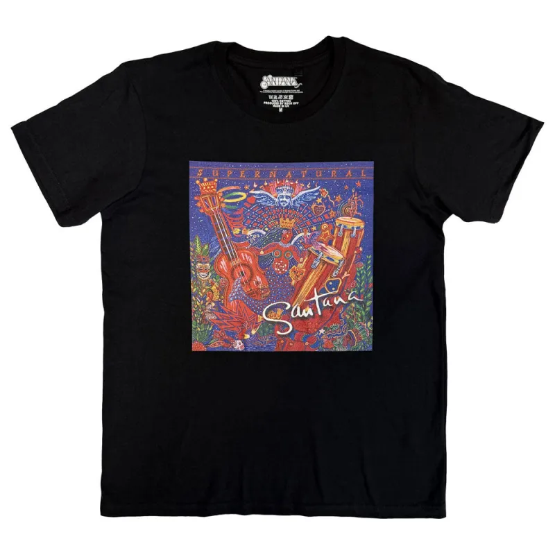Santana Supernatural Band Logo T Shirt sold by Paradiso Clothing