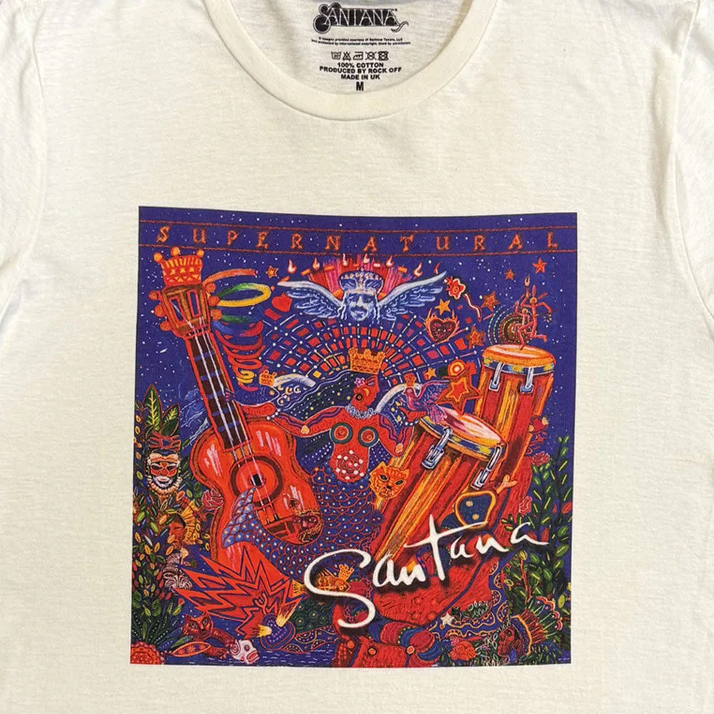 Santana Supernatural Band Logo T Shirt sold by Paradiso Clothing product image thumbnail 2