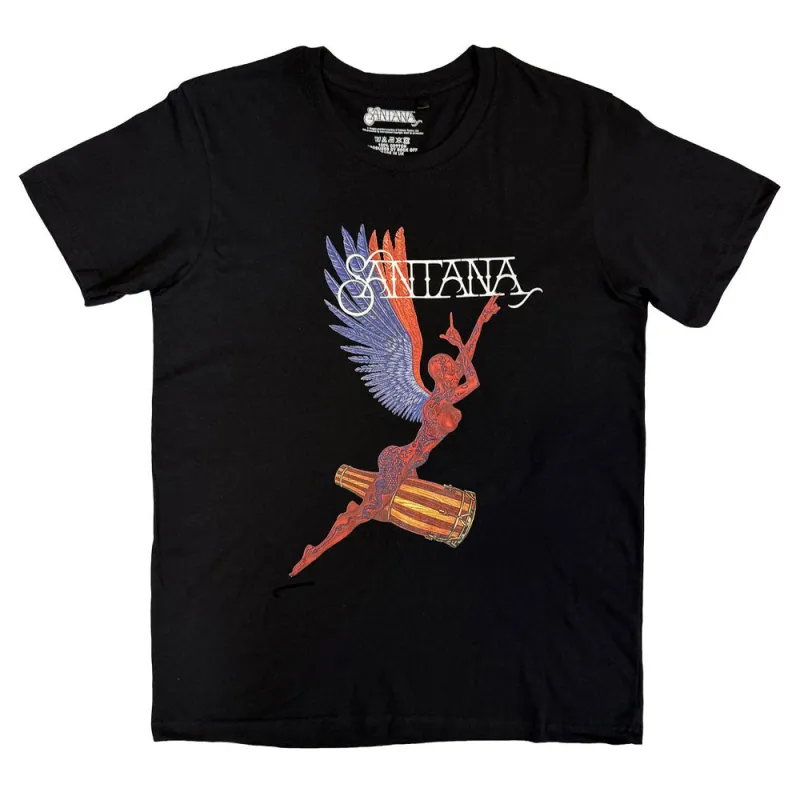 Santana Abraxas Angel Band Logo T Shirt sold by Paradiso Clothing