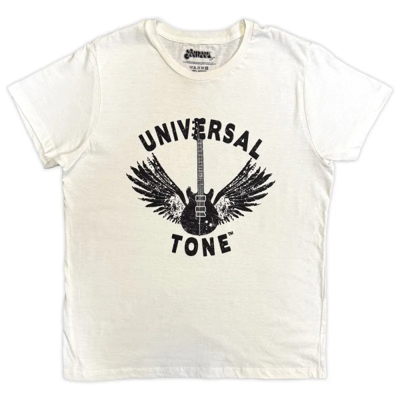 Santana Universal Tone Band Logo T Shirt sold by Paradiso Clothing
