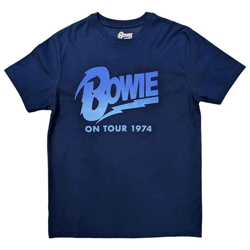 David Bowie On Tour 1974 T Shirt sold by Paradiso Clothing