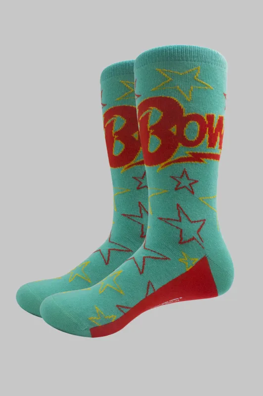 David Bowie Stars Outline Socks made by Paradiso Clothing