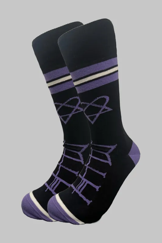 HIM Heartagram Band Logo Ankle Socks sold by Paradiso Clothing