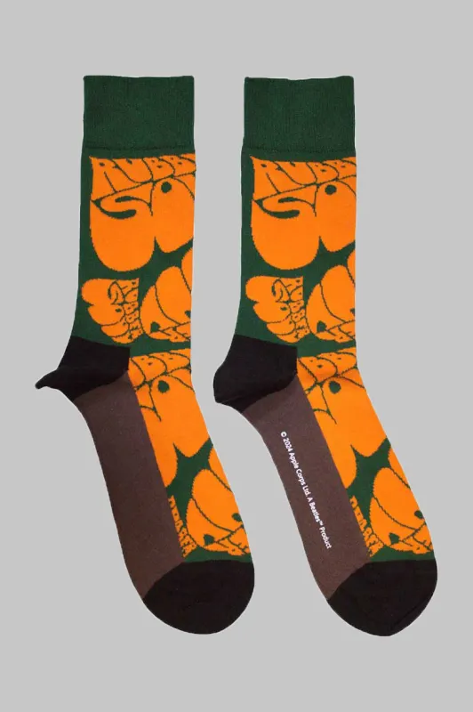 The Beatles Rubber Soul Text Repeat Ankle Socks made by The Beatles